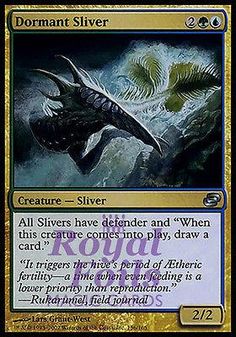 1 Two-Headed Sliver ~ Red Time Spiral Mtg Magic Common 1x x1