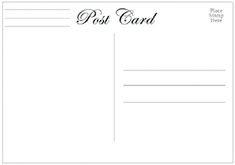 crafting with style free postcard templates postcards free free postcard template