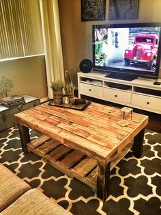 15 Adorable Pallet Coffee Table Ideas In 2018 Country Decor Square Reclaimed Recycled Wood Pallet Coffee Table By Kasecustom