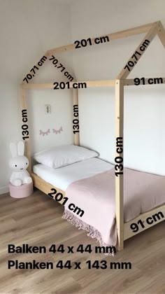 Fabricar una cama Casita, medidas Camas, Bed, Toddler Rooms, Toddler Room