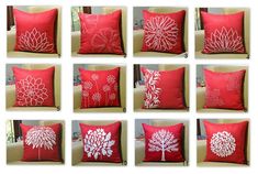 Dark Brown Tree of Life Dabka Embroidery Pillow Cover Couch Sofa Throw Cushion