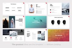 19 best minimal powerpoint templates images keynote template page