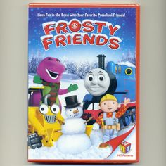 Frosty Friends New Christmas DVD Thomas Train Barney Bob Builder Pingu Kipper