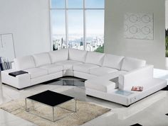 Divani Casa Arles Modern White Leather Sectional Sofa Vgcs1504c Laf Modern White Leather Sectional Sofa Hd S3net Sofas