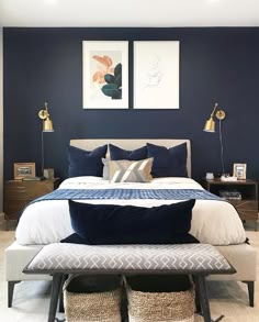 Mid Century Bedroom, Bedroom Wall