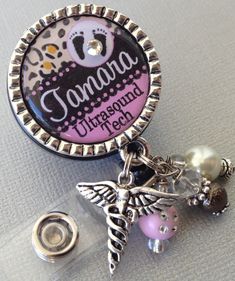 RN Badge Reel Funny Badge Doctor Badge Reel OB Tech Badge Set of 1 Nurse Badge Reel Glitter Badge Reel OB Badge Reel L/&D Badge Reel