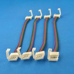 4 pin connector male to male for 3528 and 5050 LED Light Strips 5pc