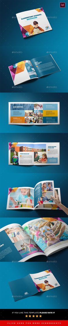 junior school promotion trifold brochure template stuff informational poster sample layout