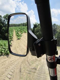 Kawasaki Mule UTV ABS Break-Away Side Mirror Qty-2 Shatter-Resistant Black New
