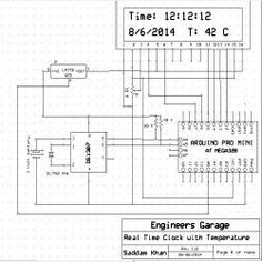 79 best arduino projects images arduino projects, engineeringreal time clock with temperature using arduino circuit diagram arduino circuit, arduino projects,