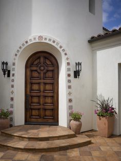 SIMPLE ENTRY FOR FRONT DOOR (FROM COURTYD TO HOUSE). PAVERS INSTEAD ... SIMPLE ENTRY FOR FRONT DOOR (FROM COURTYD TO HOUSE). PAVERS INSTEAD ...