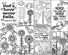 Printable Colouring Bookmarks with Quotes, Coloring Bookmark ... Printable Colouring Bookmarks with Quotes, Coloring Bookmark ...