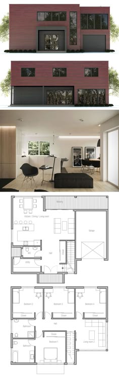 House plans ConceptHousePlans H o u s e Projects Pinterest - plan de maison originale House plans ConceptHousePlans H o u s e Projects Pinterest - plan de maison originale