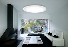 moderne minimalistische led deckenleuchten runden das schlafzimmer