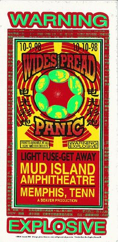 Widespread Panic Handbill Poster The Backyard 1998