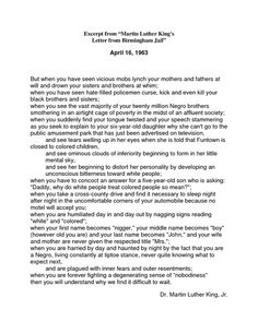 mla citation letter from birmingham jail mla citation letter from birmingham jail