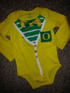 Baby Girl Oregon Ducks Cardigan W Headband By Couturecardigans