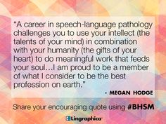 speech pathology career