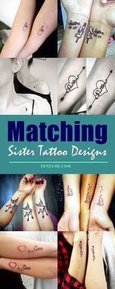 65 Matching Sister Tattoo Designs To Get Your Feelings Inked