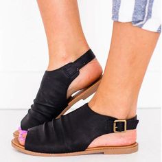 Avarcas Damen Leder Sandalen Sandaletten Leo Print Sling Spain Leather Sandals