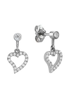 0.5 inch Diameter 14k White Gold Diamond-cut Round Small Hoop Earrings