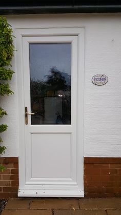 17 Best New House Back Door Images Doors Diy Safe Traditional Half Glazed 2xg Upvc Back Door In White Doors Extensions