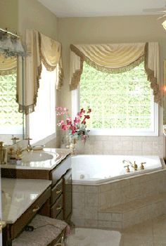 Who Doesn T Have One Of These Gl Block Windows In Their Bathroom Corner Tub With Gl Block Windows