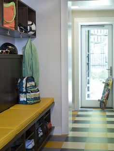 19 Best Pantry Floor Images On Pinterest Flooring Ideas Vct Brooklyn Promenade Modernish Modern Entry New York Cwb Architects