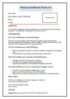 format for resumes for job