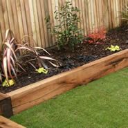 Garden Ideas Using Sleepers wooden sleepers garden edging - google search | fun woodworking Garden Ideas Using Sleepers wooden sleepers garden edging - google search | fun woodworking