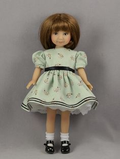 Tiny Betsy McCall 5pc dress blue set Spring Bunny made 8/" dolls