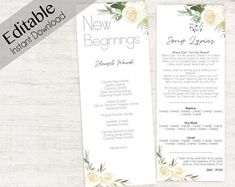 new beginnings program template