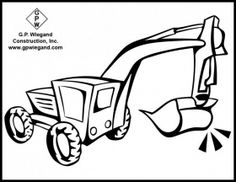 The Bulldozer Is Ready For The Construction Coloring Page - Coloring
