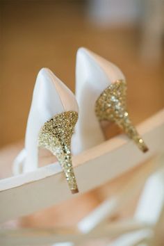 Peach And Gold Plantation Wedding Kate Spade Shoes White And Gold Wedding Shoes Sparkly Glitter Heels Bride Golden