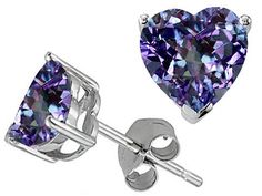 130 Best Jewelry Images On Pinterest Rings And Estate Tommaso Design Tm Heart Shape 7mm Simulated Alexandrite Earring Studs Rellek Jewelry