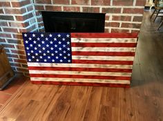Rustic American Flag Wooden Wall Art Weathered Old Glory Rustic American Flag Wooden Wall Art Weathered Old Glory