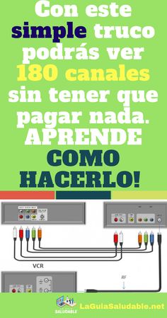 Si siempre has querido tener una gran cantidad de canales para ver en tu TV pero no puedes o no quieres pagar un sistema de cable este articulo sin duda es para ti. #salud #remedios #ayuda #canales #tv #concejos #laguiasaludable Smart Tv, Tech Hacks, Tecnologia, Tips, Idea Creativas, Tech, Internet Tv