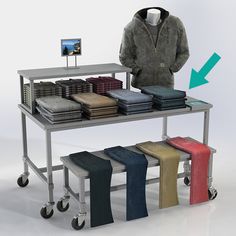 The Small Retail Display Tables Come With Casters Requiring No Heavy Lifting These Nesting Have A Metallic Silver Finish The Small Retail Display Tables Come With Casters Requiring No Heavy Lifting These Nesting Have A Metallic Silver Finish