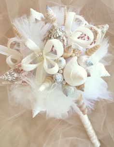 The 30 Best Seashell Bridal Boquet Images On Pinterest Meet Me Bye The Sea Strawberry Beach Dream Seashell Bridal Bouquet
