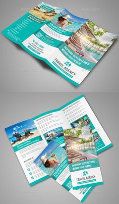 travel trifold brochure volume 1 template pinterest brochures