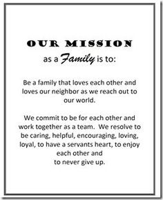 personal mission statement generator