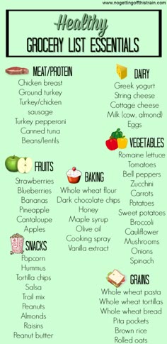 make a grocery list