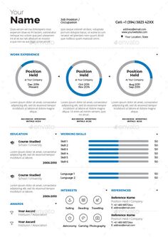 30 best creative infographic resume templates images on pinterest