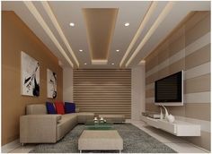 Overall View Of Modern Ceiling Design In Living Hall With Samsung Extraordinary Ceiling Design For Living Room Design Decoration Overall View Of Modern Ceiling Design In Living Hall With Samsung Fair Ceiling Design For Living Room Inspiration Design