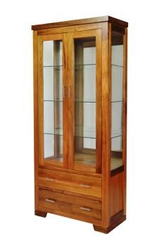 Display Cabinet Range 3 Shelf 1 Gl Door 2 Drawer Book Auswdcas8