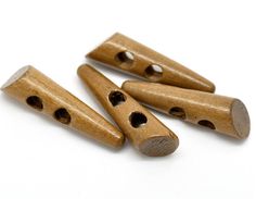 20mm Choice of Quantities 25mm or 30mm Traditional Wooden Toggle Buttons