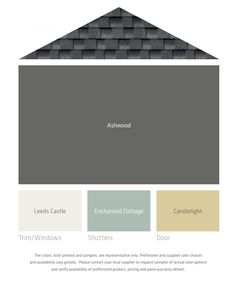Exterior Color Palettes For A Brown Roof This One Is Exactly What Lp Smart Side Color Palettes House Siding Colorterior