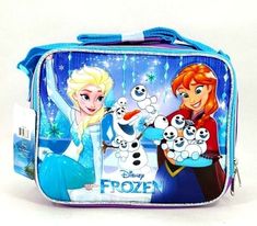 Disney Frozen Elsa Girls School Lunch Box Bag Snack Thermos Insulate Gift Toy