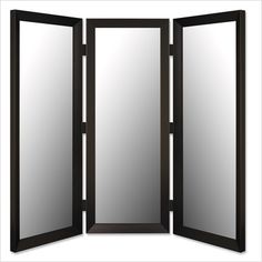 Diy Tutorial For The Tri Fold Mirror But This Uses More Expensive 3 Way Mirror I Think Like This One The Best Now To