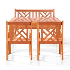 Vifah Tesera 4 Piece Dining Set Vifah Tesera 4 Piece Dining Set